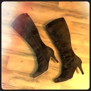Brown Suede Boots